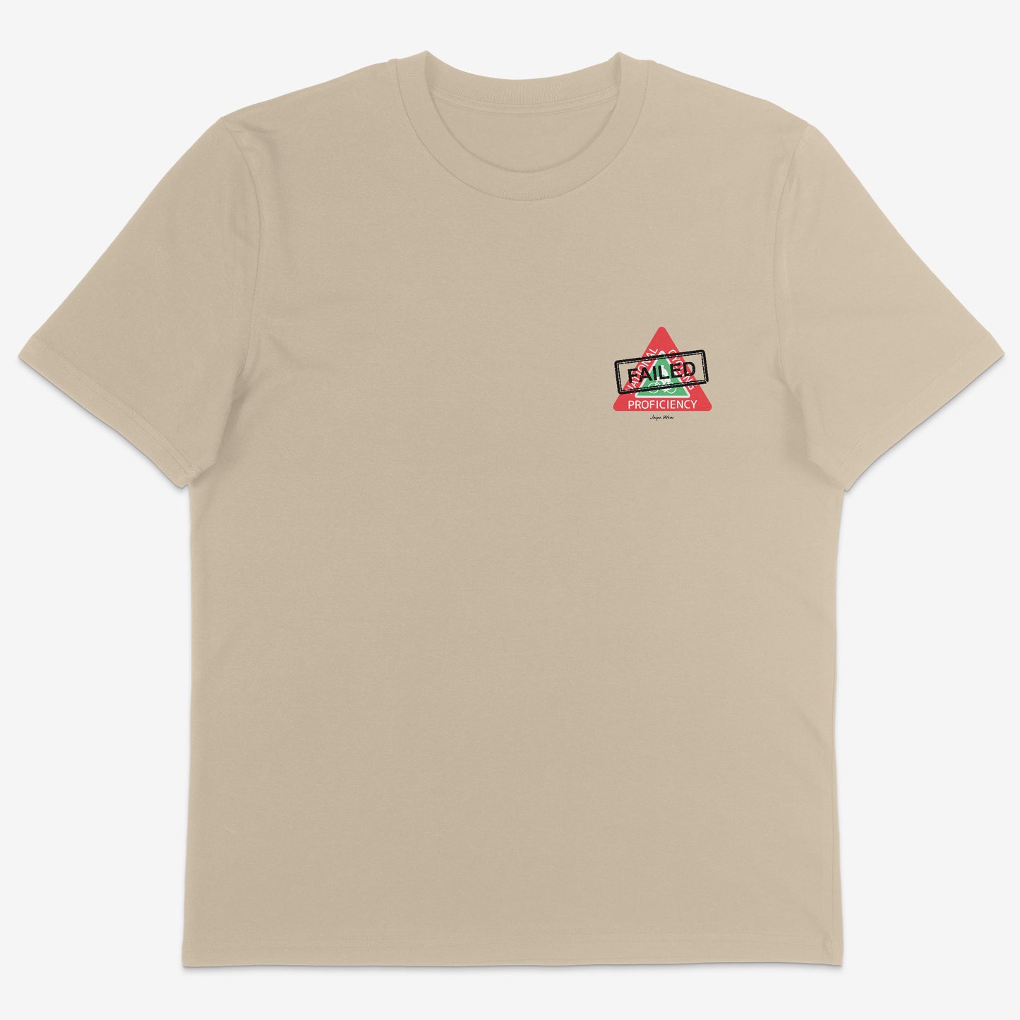 Cycling proficiency Failed Organic Tee breast