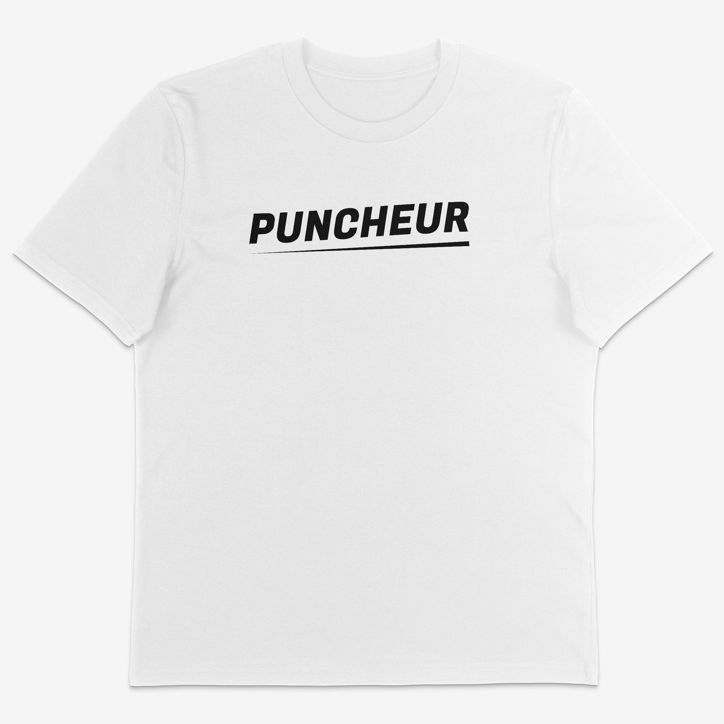 Puncheur Organic Tee black text