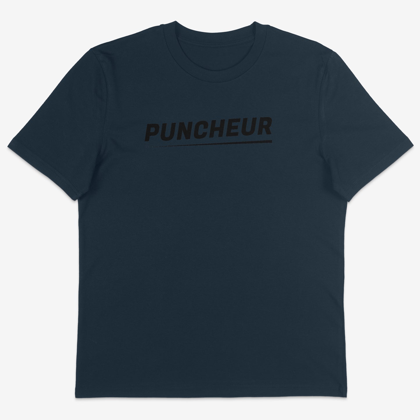 Puncheur Organic Tee black text