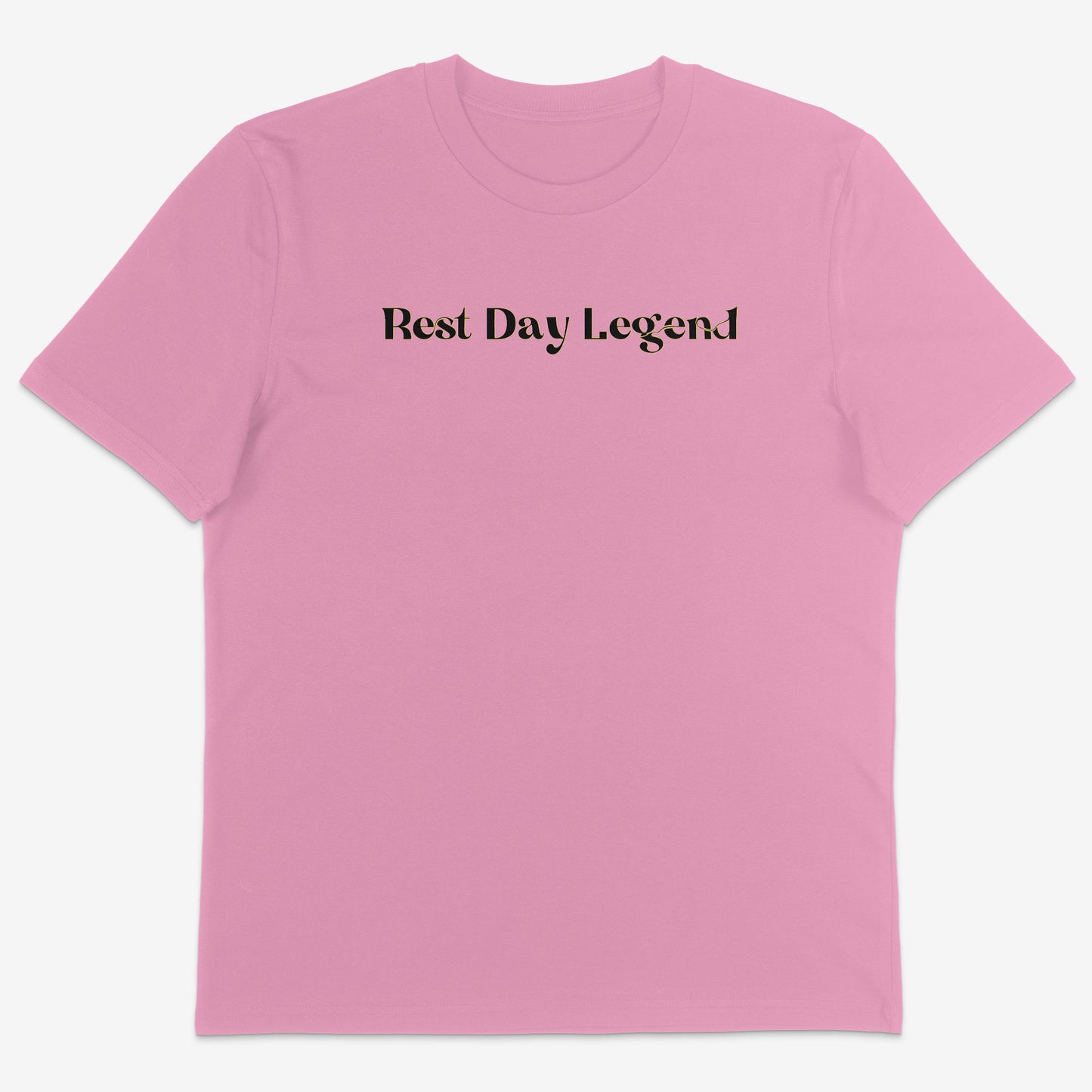 Rest Day Legend Organic Tee black text
