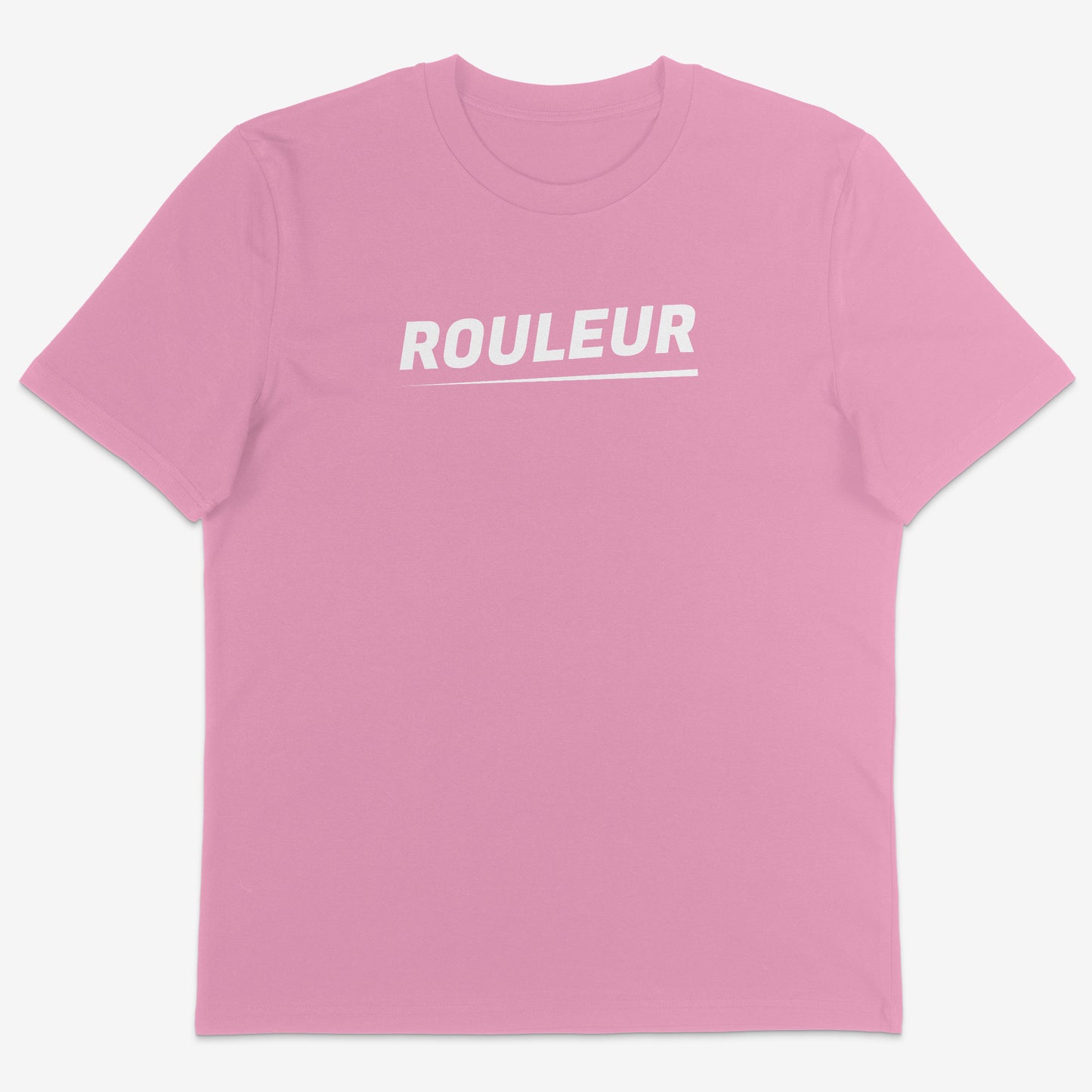 Rouleur Organic Tee white text