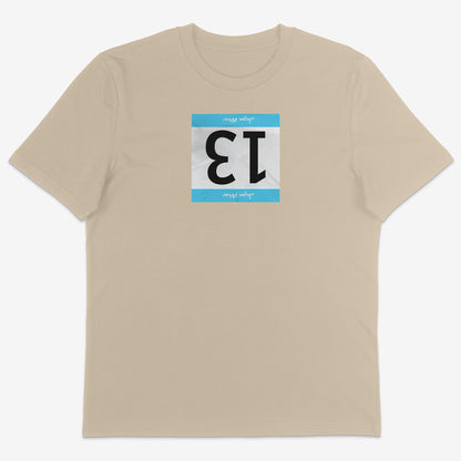 13 upside down Organic Tee