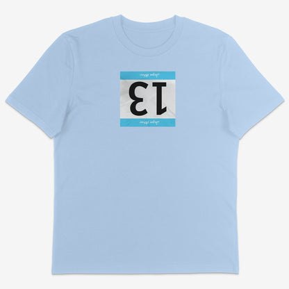 13 upside down Organic Tee