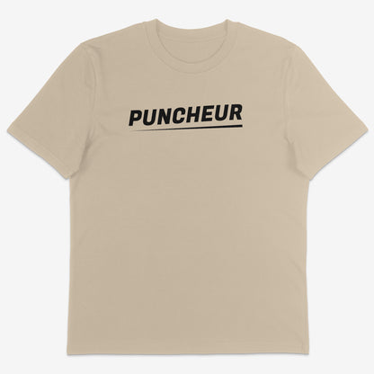 Puncheur Organic Tee black text