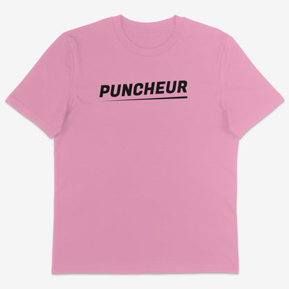 Puncheur Organic Tee black text
