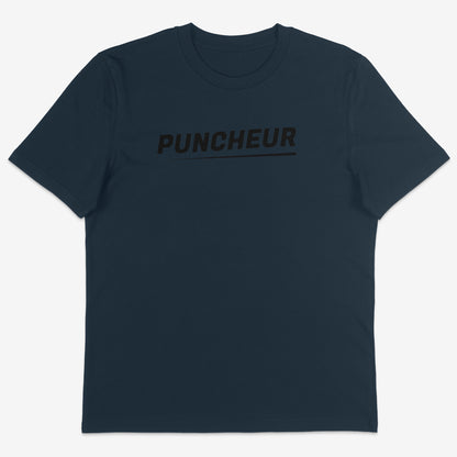 Puncheur Organic Tee black text