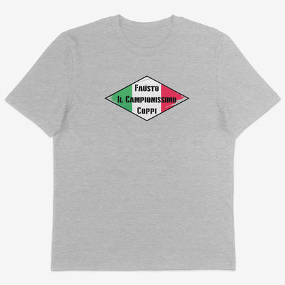 Il Campionissimo Fausto Coppi Short Sleeved Tee Shirt