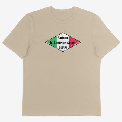 Il Campionissimo Fausto Coppi Short Sleeved Tee Shirt