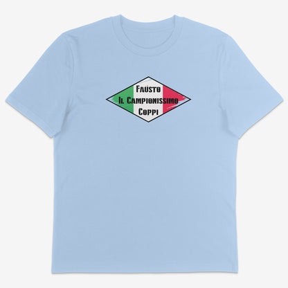 Il Campionissimo Fausto Coppi Short Sleeved Tee Shirt