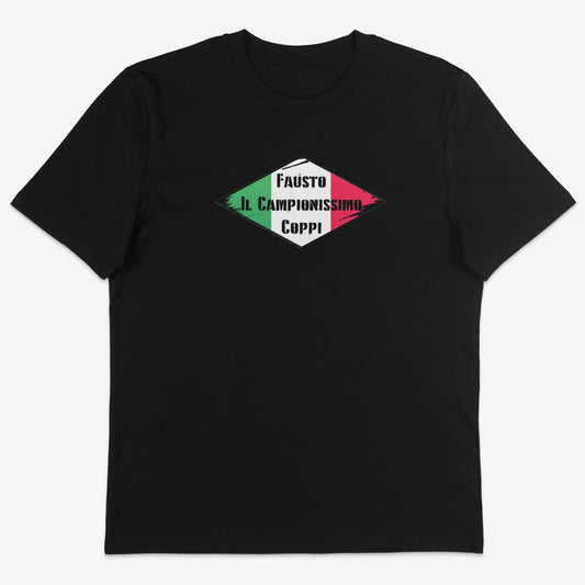 Il Campionissimo Fausto Coppi Short Sleeved Tee Shirt